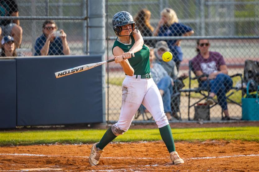 Centennial and Independence High schools play softball